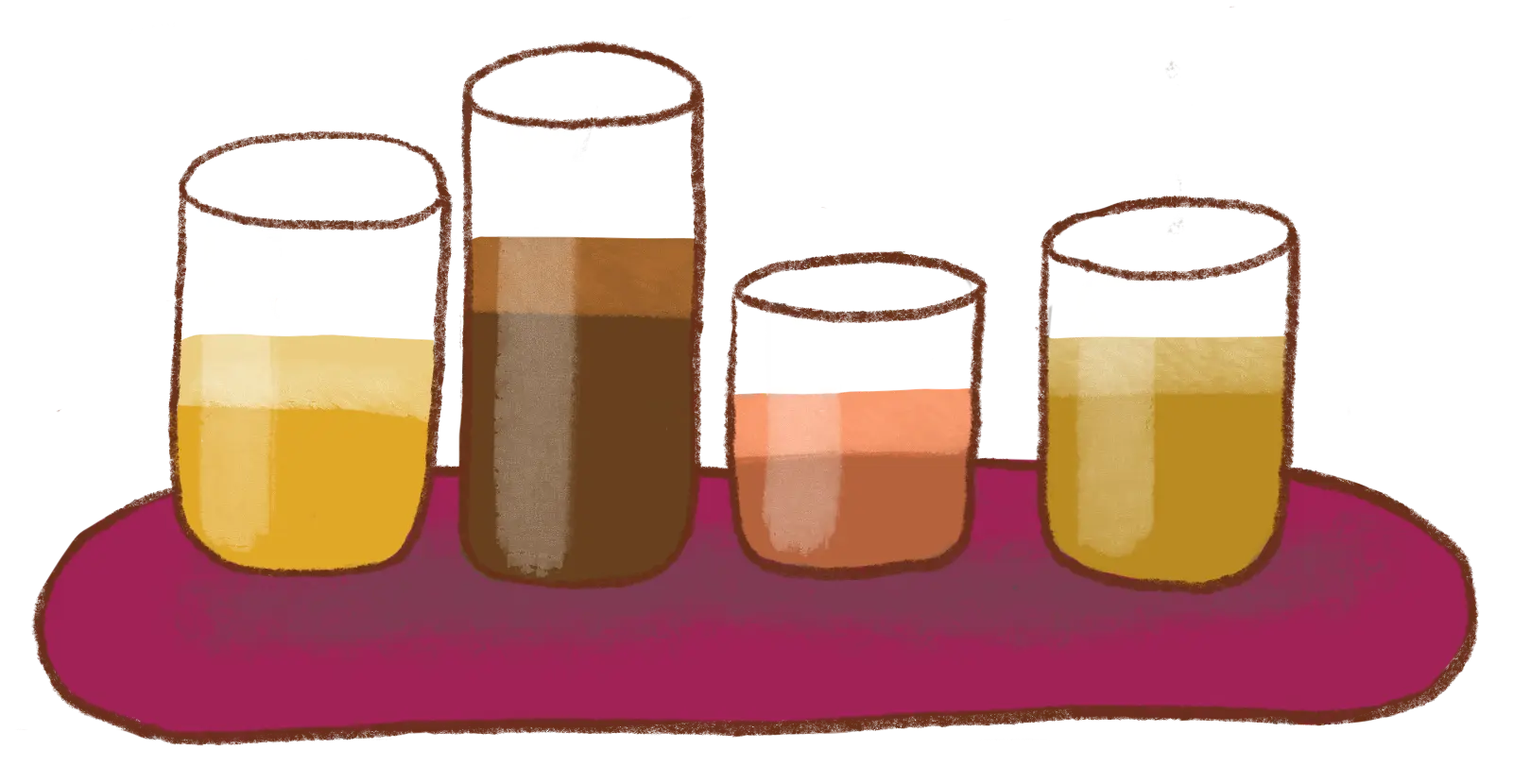 Vasos de cerveza Blanca BK Ilustración